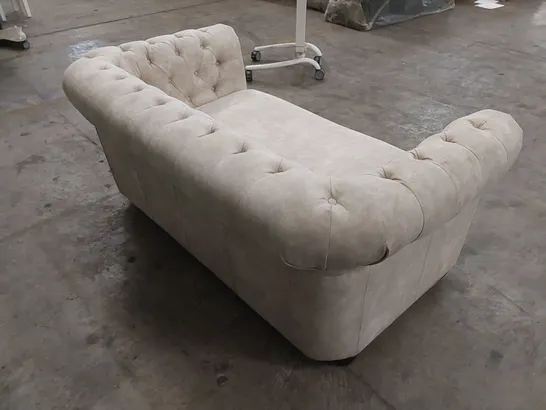 DESIGNER 2 SEATER CHESTERFIELD STYLE SOFA