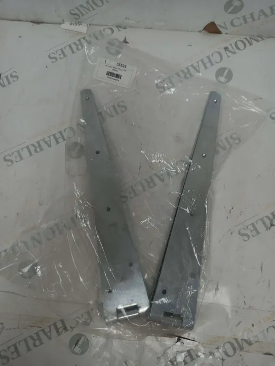 ZINC 2PC STRAP HINGE PAIR IN SILVER