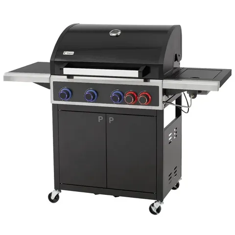 BOXED TEPRO OUTDOOR KITCHEN WITH 4 BURNER GAS GRILL, SIDE BURNER AND SINK (2 BOXES)