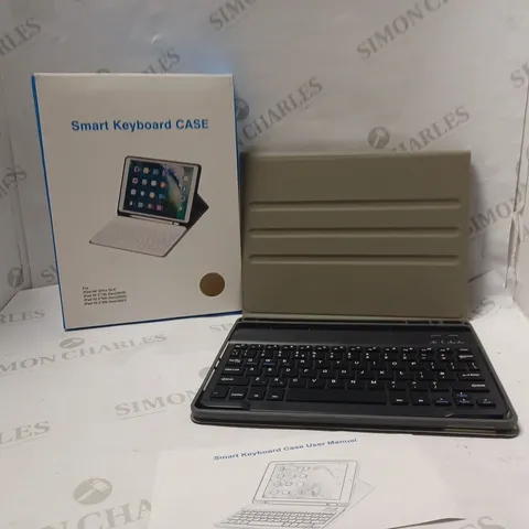 BOXED SMART KEYBOARD CASE FOR IPAD - WITH BLUETOOTH KEYBOARD - BLACK