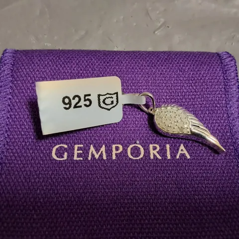 GEMPORIA ANGEL WING THEMED CHARM