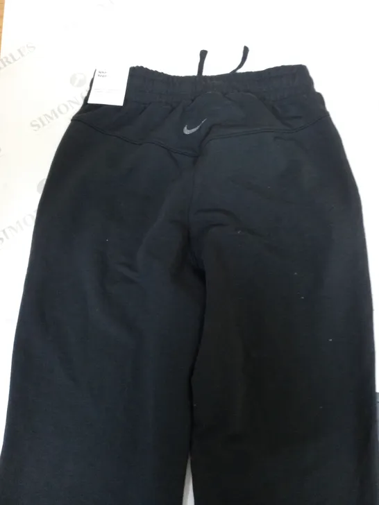 NIKE YOGA PANTS BLACK XS STANDARD FIT 7/8 LENGTH