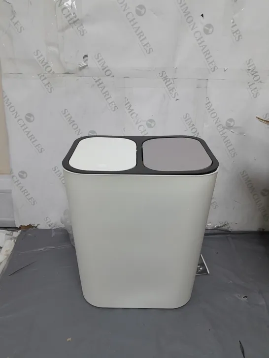 TWO LID BIN PSUH TO OPEN - BOXED 