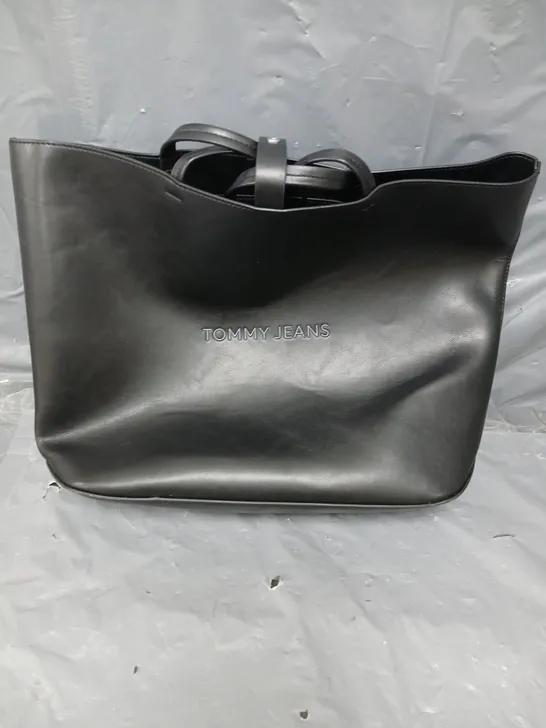 TOMMY JEANS TOTE BAG BLACK