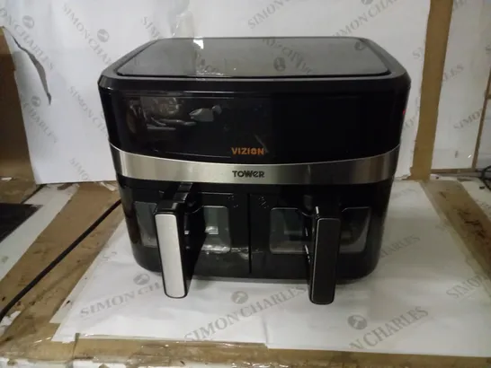 TOWER T17100 VORTX VIZION 9L DUAL BASKET AIR FRYER