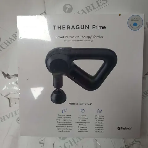BRAND NEW BOXED AND SEALED THERABODY THERAGUN PRIME SMART PERCUSSIVE THERAPY DEVICE