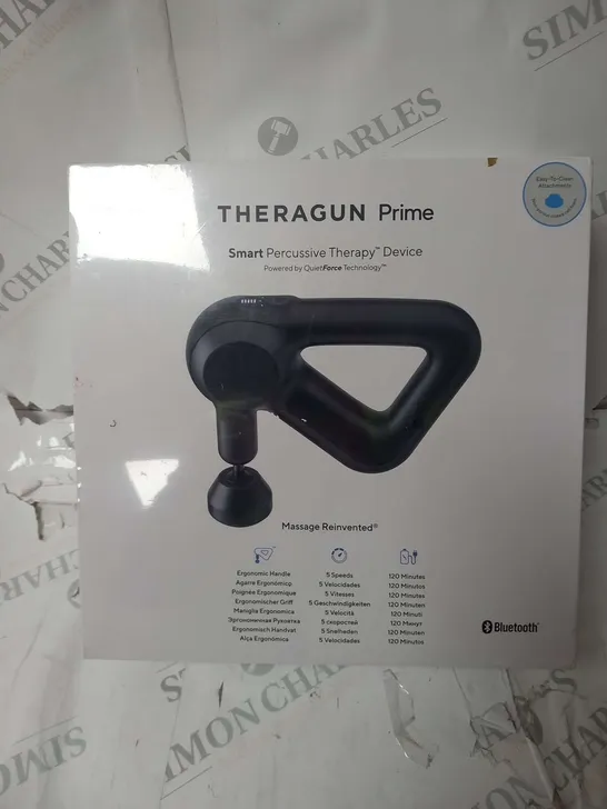 BRAND NEW BOXED AND SEALED THERABODY THERAGUN PRIME SMART PERCUSSIVE THERAPY DEVICE