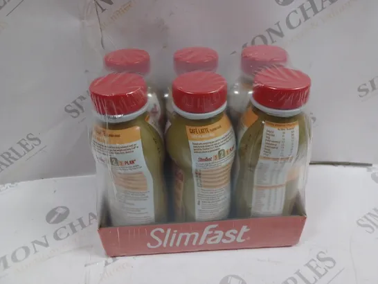 SLIMFAST MILKSHAKE MULTIPACK BOTTLE CAFE LATTE 24X325ml