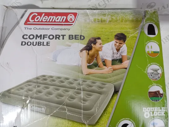 COLEMAN INFLATABLE COMFORT BED - DOUBLE