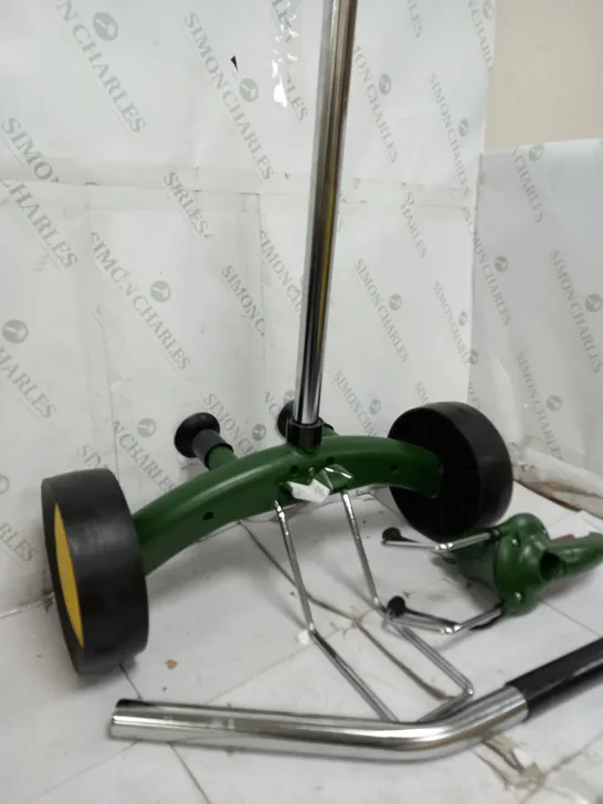 BOXED PLANT POT MOVER IN GREEN - collection only