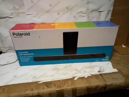 POLAROID SOUND BAR WITH SUBWOOFER  RRP £76.66