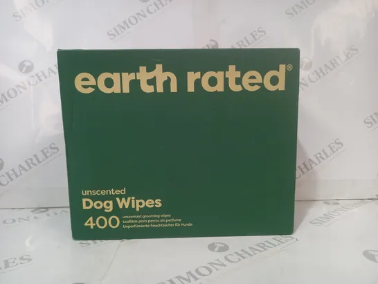 BOXED EARTH RATED UNSCENTED DOG WIPES (APPROXIMATELY 400)