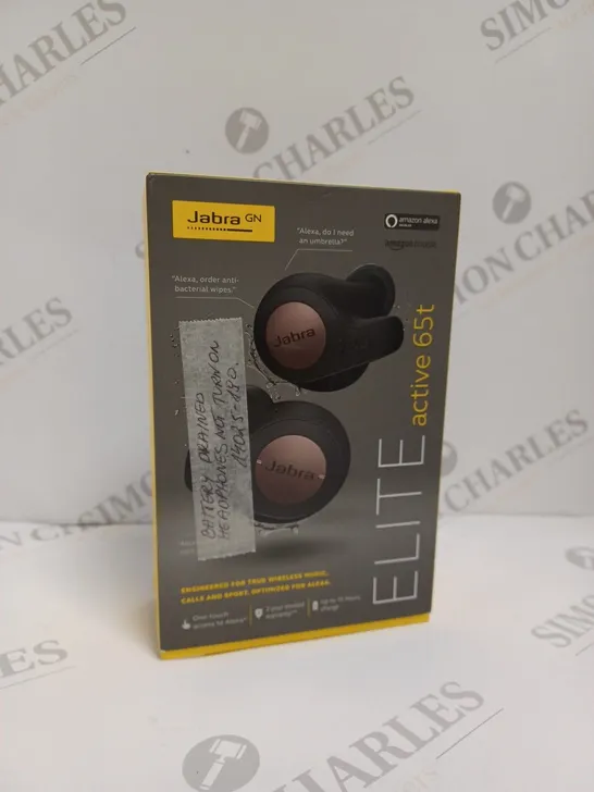 BOXED JABRA ELITE ACTIVE 65T EARBUDS 