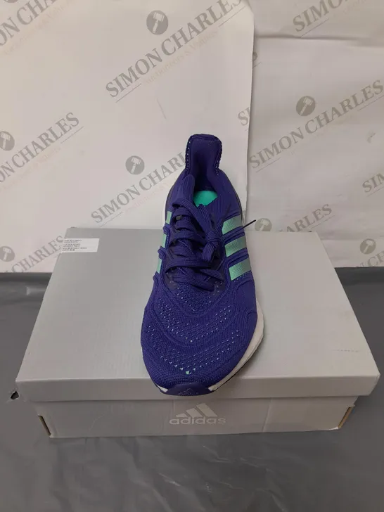 ADIDAS MENS BLUE ULTRABOOST TRAINERS BLUE. SIZE 9.5