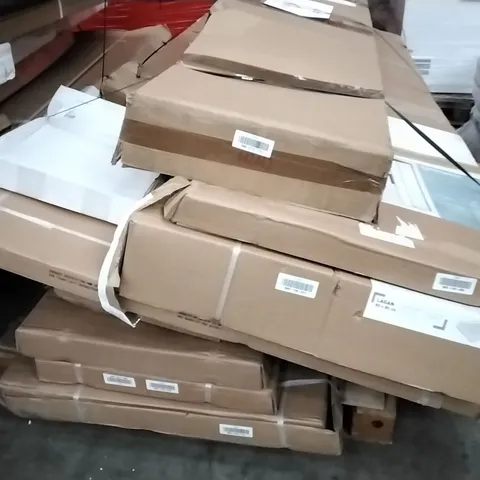 PALLET OF ASSORTED SHOWER PANELS, DOORS AND TRAYS