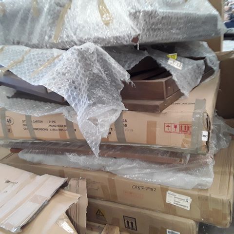 PALLET OF ASSORTED BOXED FURNITURE PARTS