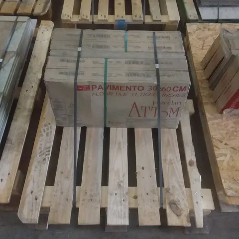 PALLET OF 38 NATURAL STONE TILES - 30 X 60CM (6.8M2)