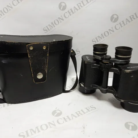 TENTO 12X40 VINTAGE BINOCULARS & CASE 