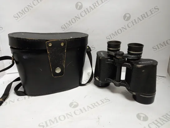 TENTO 12X40 VINTAGE BINOCULARS & CASE 