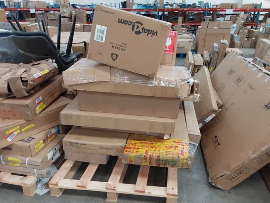 PALLET OF ASSORTED FURNITURE PARTS 