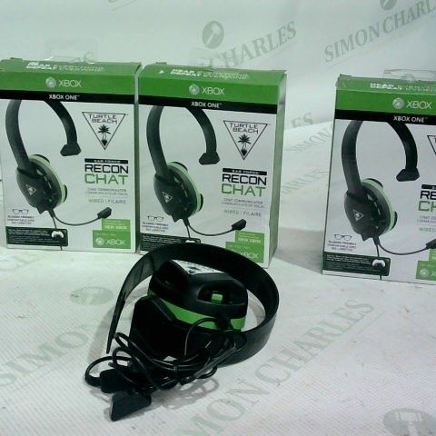 3 X TURTLE BEACH EAR FORCE RECON CHAT WIRED HEADSET 