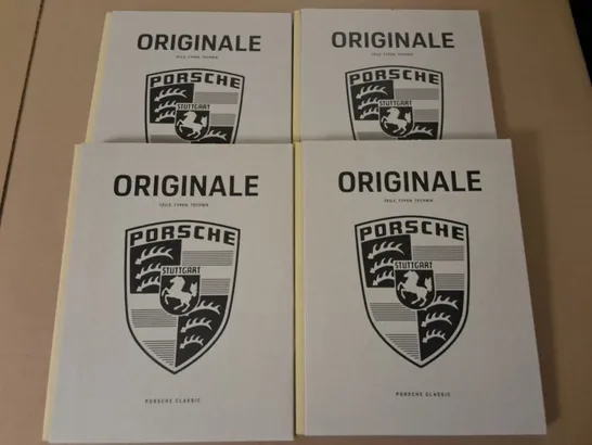 LOT OF 4 PORSCHE ORIGINALE BOOKS