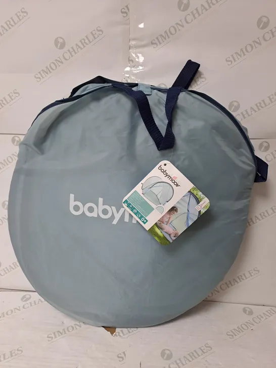 BABYMOOV ANTI UV POP UP PLAY TENT 50+ UPF PROTECTION - BLUE WAVES RRP £37