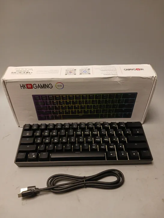 BOXED HK GAMING GK61 GAMING KEYBOARD 