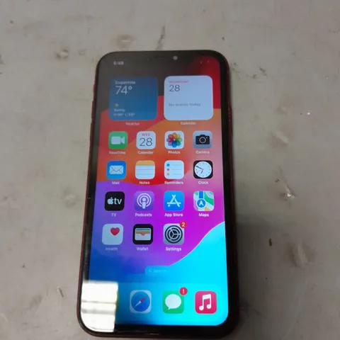 APPLE IPHONE XR RED 64GB