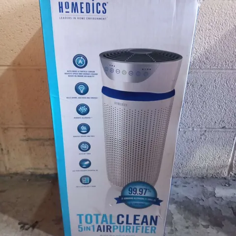 BOXED HOMEDICS TOTAL CLEAN 5-IN-1 AIR PURIFIER