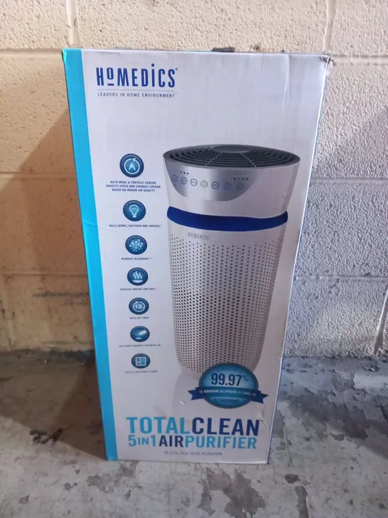 BOXED HOMEDICS TOTAL CLEAN 5-IN-1 AIR PURIFIER