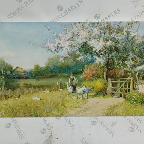 MAGNOLIA BOX SPRINGTIME BY SIR ALFRED EAST ART PRINT 43 X 80CM