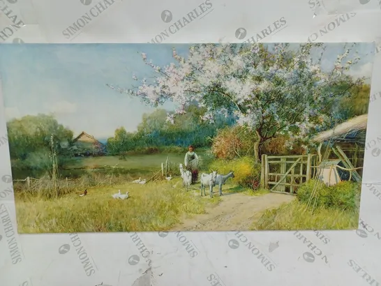 MAGNOLIA BOX SPRINGTIME BY SIR ALFRED EAST ART PRINT 43 X 80CM