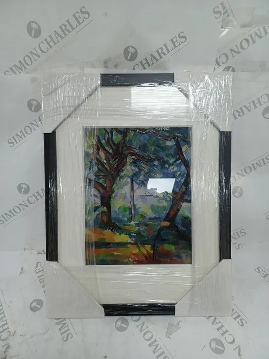 MAGNOLIA BOX THE BIG TREES 1904 BY PAUL CEZANNE FRAMED ART PRINT