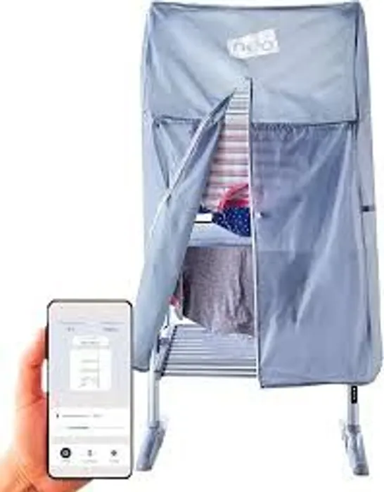 BOXED NEO SMART WIFI INDOOR ELECTRIC 3 TIER AIRER FOLDING FOLDABLE FREESTANDING LAUNDRY CLOTHES PORTABLE CLOTH HEAT HEATED RACK DRYER (1 BOX)