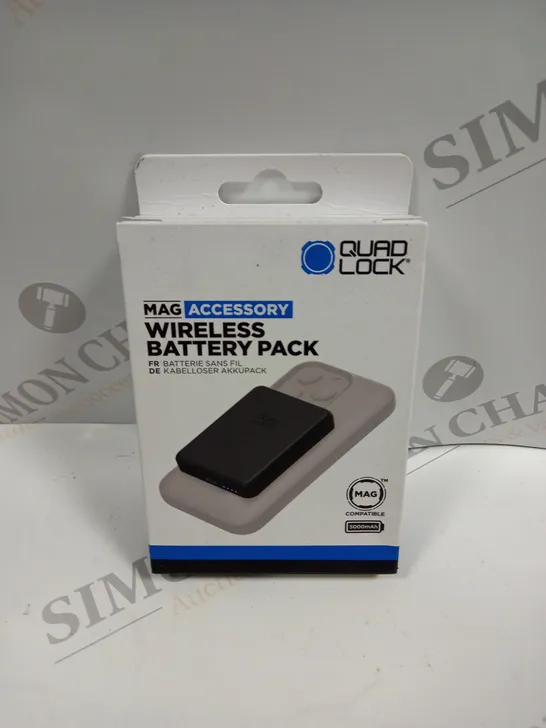 BOXED QUAD LOCK MAG ACCESSORY WIRELESS BATTERY PACK 