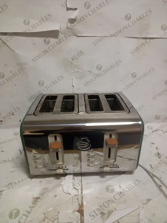 SWAN NORDIC 4-SLICE TOASTER PINE GREEN 