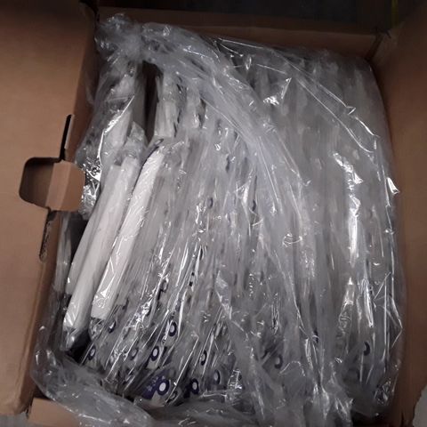 BOX OF A LARGE QUANTITY OF FACE SHEILD PROTECTORS