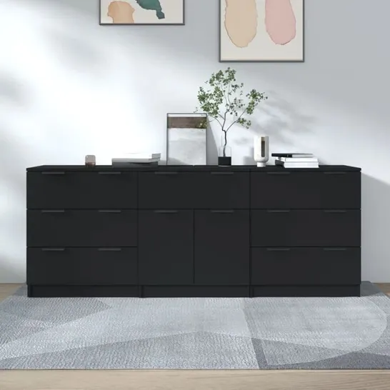 BOXED HUSSAM 180CM WIDE 7-DRAWER SIDEBOARD - 1 BOX