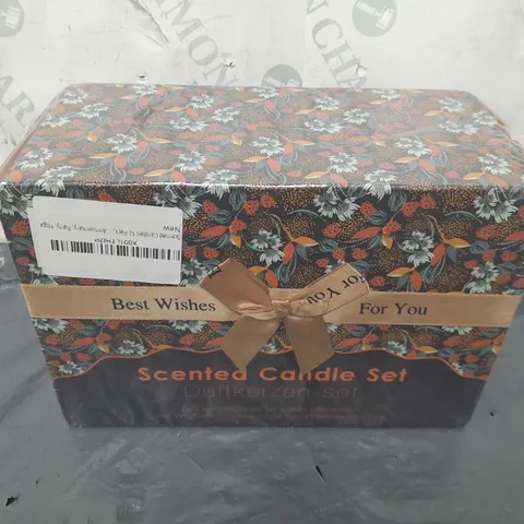 BOXED AND SEALED SCENTED CANDLE SET (12x70g)