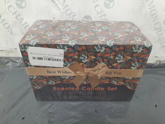 BOXED AND SEALED SCENTED CANDLE SET (12x70g)