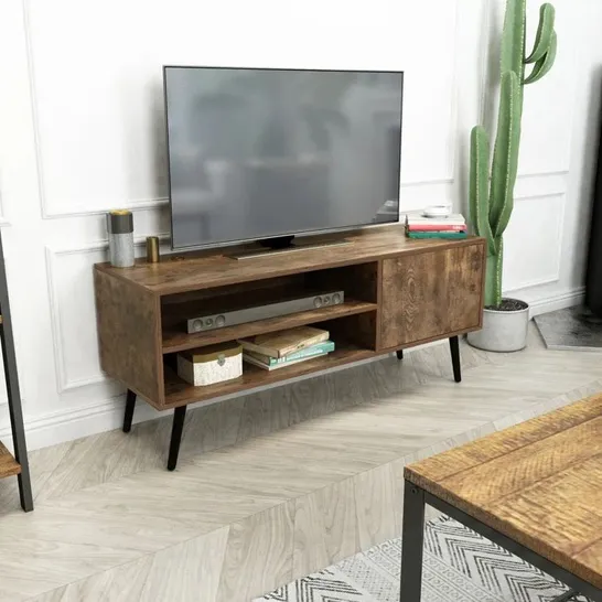 BOXED STAPLEFORD TV STAND FOR TV'S UP TO 49" COLOUR: RETRO