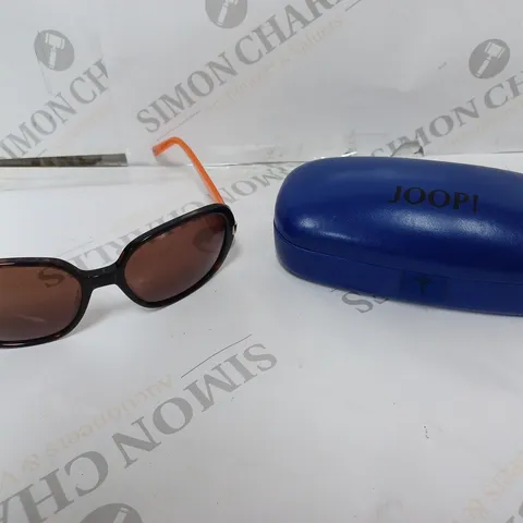 JOOP! OVAL FRAMED ORANGE/TORTOISE SUNGLASSES 