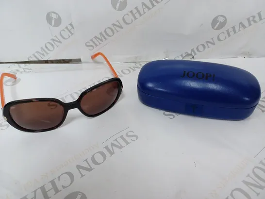 JOOP! OVAL FRAMED ORANGE/TORTOISE SUNGLASSES 