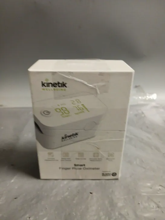 BOXED AND SEALED KINETIK SMART FINGER PULSE OXIMETER 