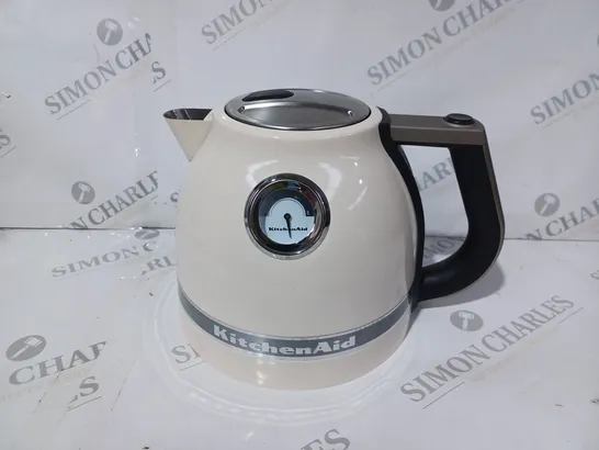 BOXED KITCHEN AID ARTISAN KETTLE IN ALMOND CREAM COLOUR