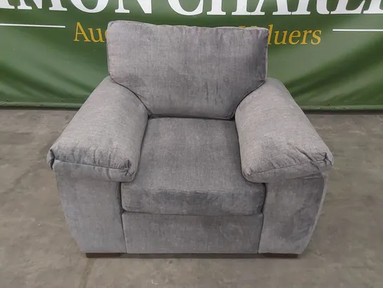 DESIGNER GREY COSY ARMCHAIR 