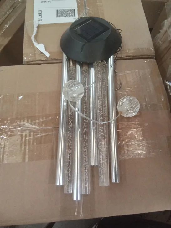 SET OF LED SOLAR WIND CHIMES