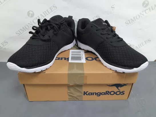 BOXED PAIR OF KANGAROOS SHOES IN BLACK UK SIZE 6.5