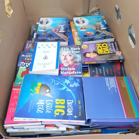 LARGE QUANTITY OF ASSORTED BOOK TITLES INCLUDE FICTION AND NON-FICTION TITLES BY AUTHORS SUCH AS; DAVID WALLIAMS, TOM PERCIVAL, JOE TODD STANTON AND VARSHA SHAH